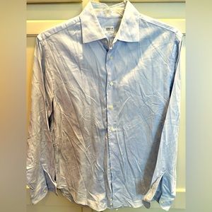 Armani light blue button down